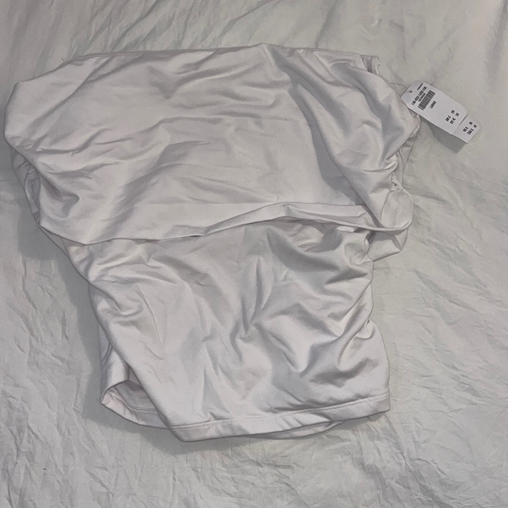 Abercrombie & Fitch Off the Shoulder White Top